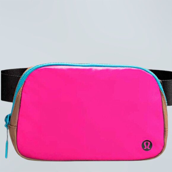 Lululemon Everywhere 1L Sonic Pink/Cacao Belt Bag RARE Fanny Bag Crossbody NWT - Picture 4 of 10